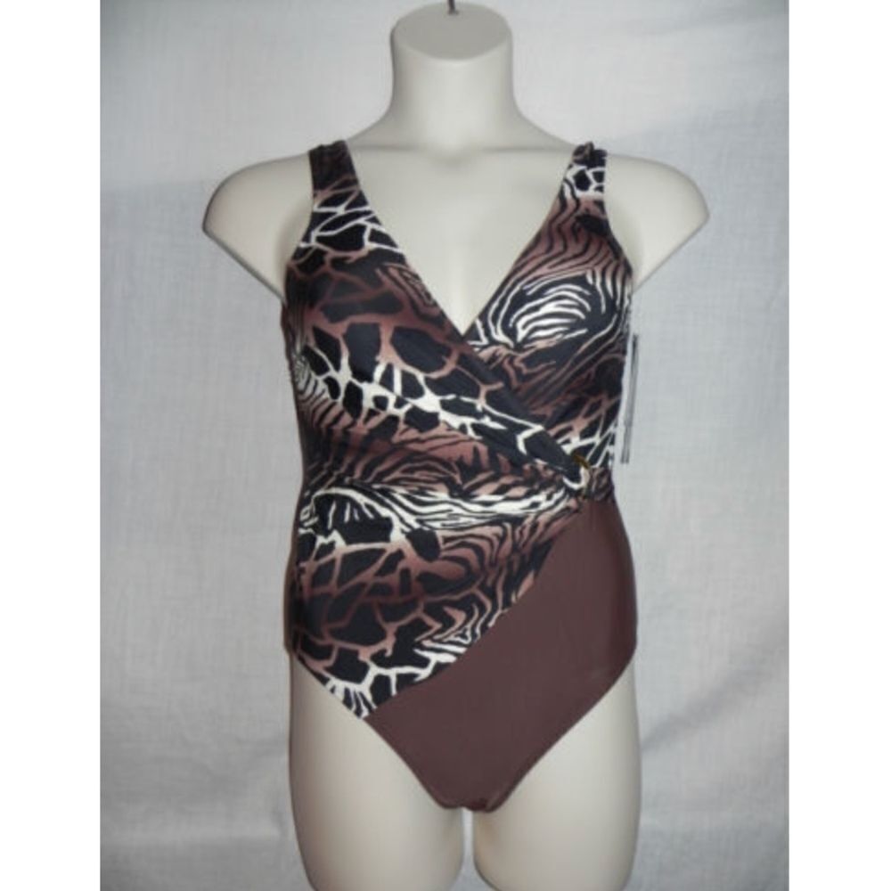 AS Alicia Simone Swimsuit 1pc Size 8 NWT
